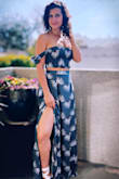 I love this outfit so much! It's a little long for my height so I may have it hemmed, but otherwise fits so well! - Maria N.
