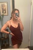 I was hesitant at first to buy it, since I run in between sizes, and I'm an athletic build so I got a medium. It fits like a glove, and I like the extra fabric at the waist area! If you want it a little longer I would size up. - Jasmine V.