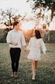 This dress was perfect for my engagement pictures! It runs true to size. I got so many compliments on it!! - Brooke W.