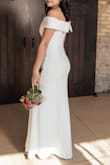 I loved this dress, I was regretting because my wedding was during winter time and it was so cold but it was worth it, but I wore a shaper because you can see through the material a little - Shirley M.
