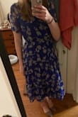The length is great on me, even being over 6ft tall. The color is very vibrant and beautiful without being too bright. It runs a little big that when i sat, the waist elastic rode up and needed to be pulled down. Other than that it is perfect! I am very happy with this purchase - Michelle K.