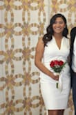 I wore this to our wedding. It was simple and classy. Very thick and nice material! Love Lulus dresses! - Mayte M.