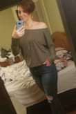 Just get one! Love this top! Comfy material and fit! Easily worn off one shoulder or not at all. Length of the top and sleeves for my long torso and arms was perfect! Might buy more! I am normally a medium in most tops but given I was going to wear it off one shoulder a smaller size was the right choice for just the perfect amount of shoulder showing! - Tiffani T.