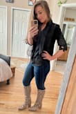 If you need to feel sophisticated and sexy, these boots are for you! Great quality and fit perfectly! - Sarah L.
