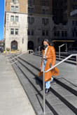 I loved this leather trench coat because of its unique color. It's soft hue is easy to match with tan colors. I got it because it was on sale. Definitely worth it but it does run a bit long for someone of my height (5 feet 2inches). - Jenifer C.