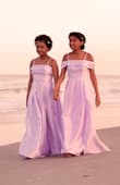 I purchased this dress (2) in a medium, for my twins birthday photos. I did have it taken in to better fit them and take in the excess material from the bottom. But honey! if you have a reason to wear it, definitely buy it. It's gorgeous. It has pockets, that are accommodating, they definitely appreciated having them. I fell in love with this dress for so many reasons. - Sheilena N.