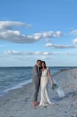 Had a small, intimate, destination wedding, and wanted something simple, but also looked like a wedding dress so I added a belt. I love it! 10/10 recommend - Emily