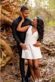 This dress was exactly what I was looking for for my engagement shoot. The material is great. Not see-through. Beautiful creamy white color. Fit well but I needed to get the straps tailored because they aren't adjustable and I have a small chest. I probably could have went with an XS but it was a comfy fit. I would definitely buy other colors! - Renee A.