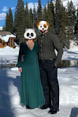 Purchased this dress to stand for my friend at her Winter elopement in the Canadian Rockies at Emerald Lake Lodge. I wore fleece tights and boots underneath and was plenty comfortable. It had beautiful flow. I was very happy with it. - Darbie O.