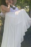 This dress was beautiful, fit like a glove! It was perfect for my simple summer wedding. It was beautiful, everyone cried, we dance, we sang, we got married. Twas a grand time. 10/10 would recommend - Cecilia A.
