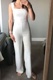 I'm 5'8" and 135lbs and ordered a small based on reviews saying it runs big. Unfortunately it was a little tighter in the waist, but think medium would have been too big. I have long legs and wish it was an inch or two longer. A miss for me - Mallory M.