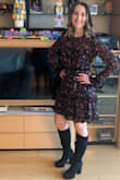 I wore this to a bridal shower and it was perfect! It fits great and looks super cute...I love it! I can't wait to wear it again! - Megan M.