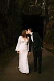 This dress was absolutely amazing for our 5 year anniversary photos! It photographs so beautifully. I'm 6ft tall and was nervous about the length at first, but it ended up being perfect in sandals. - Sara B.