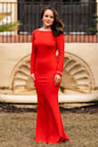 Amazing amazing dress! Fit like a glove (minus the alterations for length because I'm very short). I got so many compliments on it. Absolutely amazing from the material to how it fit. - Ana G.