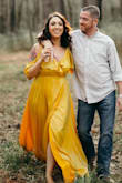 This dress was absolutely perfect for photos with my husband. It is stunning and the color just pops!! Made me feel like a queen! - Ashley C.