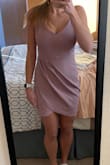 Love my dresses from Lulus and this one also fits perfect! I thought with my height, it might be too short, but it is just the right length! - Amy L.