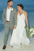 I wore this for my beach wedding and I could not have picked a more perfect dress. It was long, flowy, comfortable, and looked amazing. A big plus is the adjustable straps! Highly recommend! - Hannah G.