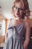 This dress is so whimsical and comfy! Works well for small busted ladies! It makes me feel feminine and pretty! - Kathrine D.