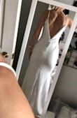 This dress is everything I could of dreamed of! It hugs my curves perfectly and is super comfortable. It is such good quality, and so beautiful, I cent believe it barely costed me anything. Can't wait to wear it on my wedding day! - Samantha E.