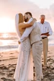 This dress was amazing for my sunrise beach wedding! It photographed beautifully! I am tall with an athletic build and this dress was long enough and flattered every part of my figure. I couldn't be more pleased with the quality and price! - Holly P.