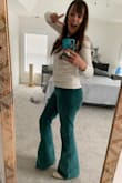 I took a leap with these since they aren't my normal style and are pretty bold. I loveeee them. The color is great, not too bright, and the perfect length to pair with booties. I was skeptical about the elastic "pull on" waist band, but they surprisingly pull right on and fit like a glove. They make my legs look longer and give an overall flattering shape. DO IT! - Mackenzie S.