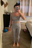 I love this set! The pants run a little large and I'm going to have them tailored because I'm not sure a small would work. - Bridget M.