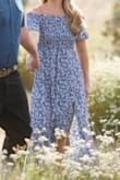 Love love love this dress! I wore it for my engagement photos and it was seriously the most comfortable and beautiful dress! The slit up the side was perfectly classy and a touch of sexy - Alana T.