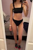 Adorable swim suit top but I was hoping it would be better quality for the price. There is no bra padding so it may be a bit revealing for certain ladies. The ruffles are absolutely adorable and super trendy. - Tara R.