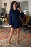 It is just perfect!! I love this romper so so much! One of my favorites now! - Rosalinda A.