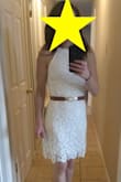 After reading some reviews I wasn't sure if I would need xs or small, so I ordered both. Only had to try on the xs, it is a great fit! For me it is a little loose around the bust, but because of the pattern it isn't really noticeable. Everywhere else it is fitted but not tight. I like the length, but if you are tall it could be a little short depending on what you are looking for. I love how it is simple but classy and good price and quality. - Erin R.