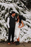 this dress is one of the most flattering dresses I've ever worn. It's so pretty, the back lace is gorgeous and it makes your butt look good bahhaha!! I got so many compliments wearing this to preference!! I ordered a size small! GET THIS DRESS! <3 - Morgan V.