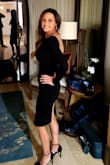 This dress is beautiful! Fits like a glove and is so comfortable and sexy in the back. Absolutely love it. - Sarah M.