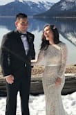Wore this dress for our elopement (thanks Covid), and got a TON of compliments. The small fit perfectly, it was easy to walk in, and didn't need it tailored at all! - Kathleen H.