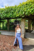 Basic top with good quality. Double lined. Can be matched with so many bottoms. - Jenniese D.