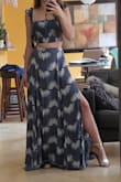 The style is beautiful, the fit is great. My only problem is how long it is. I need to cut about 5 inches. I wish they had a petite option because now I need to spend extra on alterations. - Jenniese D.