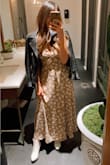 This dress is GORGEOUS, it can be worn to brunch or a wedding it's so versatile. If you have a bigger bust it might be an issue because of the frac however it fit just fine on my body type! - Larissa R.
