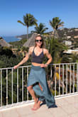 Very flattering, fun skirt! The only reason I docked a star was because it wrinkles like crazyyy. Other than that - love it! - Caroline O.