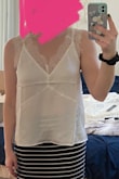 It is see thru FYI. And is a little big. - Kelsey D.