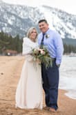 Ordered this on a Sunday and it arrived on Tuesday. We decided to elope last minute and Lulus came through and got this dress to me in 2 days just in time for my elopement on Thursday! It photographs beautifully. I'm big chested and used a cover up for my ceremony. So order up if you are more busty like I am. - Angela P.