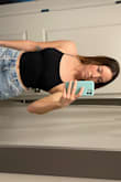 Love this top! It was kinda confusing to figure out which way it goes on, but after looking at the other pics I figured it out. Definitely will be rocking this a lot this summer with shorts and skirts. - Emily L.