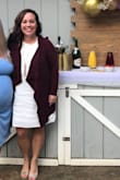 I loved the dress, but I would order a so we down next time. Since it's a shift dress I didn't realize how big it really was until I was out and about. I would order down. Also. Embrace the wrinkles. No matter how much you iron, the second you sit down you will have wrinkles. - Samantha S.