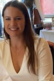 I wore this for my bridal shower with a v-neckline dress. It complimented it well and added a little sparkle to the neckline - Mary B.