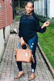 I love this blouse. I get a lot of compliments when I wear it. First I ordered a small and returned for an extra Small. - Magdalena D.