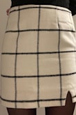 I love the fit, pattern & cut of the mini skirt; however, the plaid lines do not match up from the back to the front of the skirt. I wish they were consistent. - Brenda C.