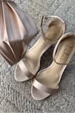 I ordered an 8.5, usually a size 9, and honestly I prob could have got an 8. Nevertheless these shoes are PERFECT for my bridesmaid dress. Got matching mask too - Kayla G.