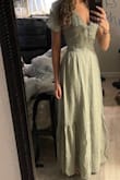 Beautiful dress and fits perfectly. Hard to find dresses that fit me and it fits in all the right places - Marlena M.