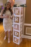 Dress fit perfectly! I'm 5'6, weigh 160lbs, medium is perfect. I am wearing spanx underneath and a strapless bra, which the bra is required, probably didn't need the spanx, but it was still a good fit with it! - Connie B.
