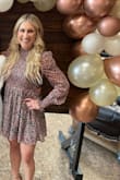I wore this dress to my friends bridal shower and it was a hit! I got lots of compliments and it was super comfortable and a perfect dress for in between seasons. - Jessica M.