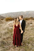 Wore this for engagement photos and it photographs beautifully. Stunning dress, perfect fit, and love the low neckline. It's extremely comfortable and perfect to twirl in. - Perrin C.