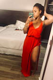 Such a beautiful dress. Would look cuter if I had some cleavage to fill it out, but overall cute beach vacation dress. Lots of compliments. - Cortney F.
